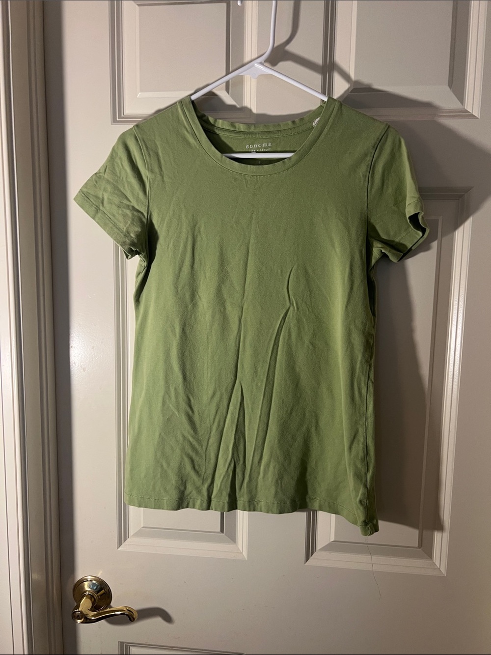 Sonoma Light Green Crewneck Short Sleeve Tee